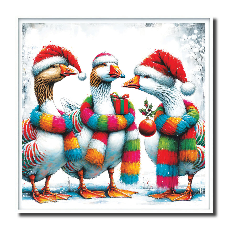 KJ56c - Wrapped up Geese