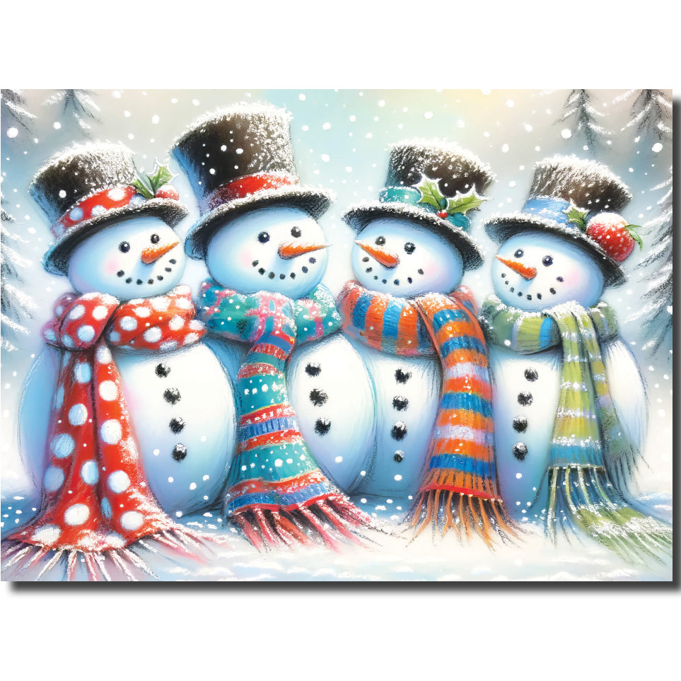 KK27b - Happy Snowmen