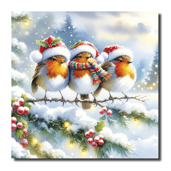 KK42c - Wrapped up Robins