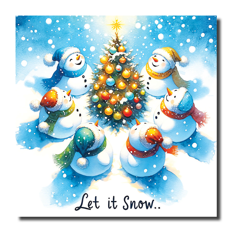 KK47c - Snowmen round the Tree