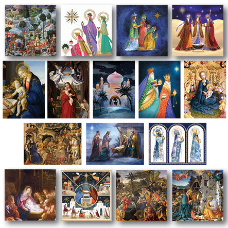 Religious cards mixed box