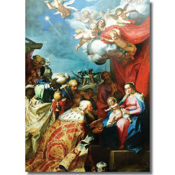 <p style="color:grey">Adoration of the Kings<p style="color_gold">Ref: KF17e