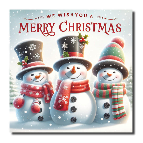 Merry Christmas Snowmen - KJ13c