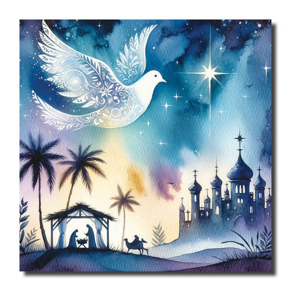 <p style="color:grey">Dove over the Manger<p style="color_gold">Ref: KJ22