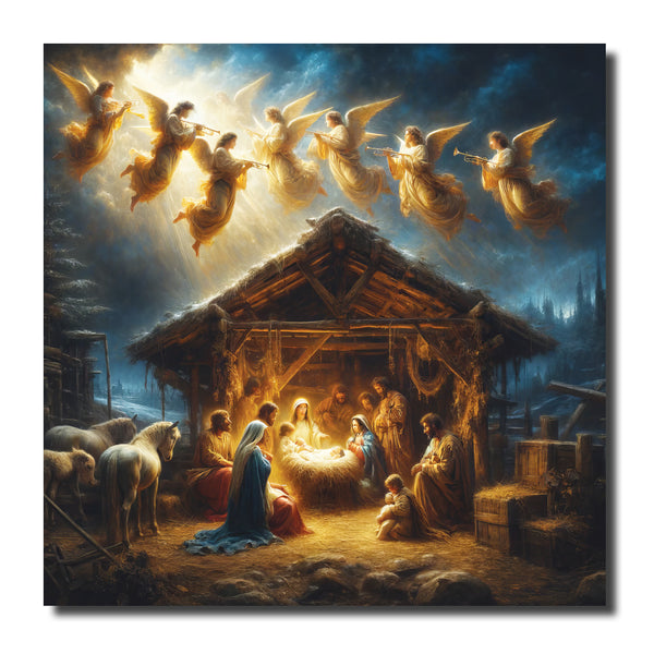 KJ23c - Angels over the Manger