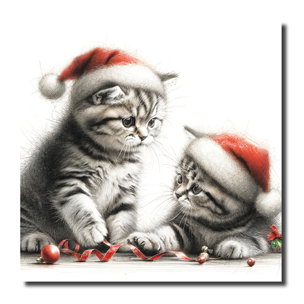 KJ38c - Kittens at Play