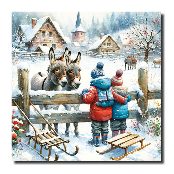 Visiting the Donkeys - KJ50c