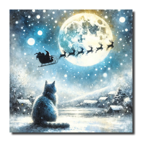 KJ52c - Moonlit Santa