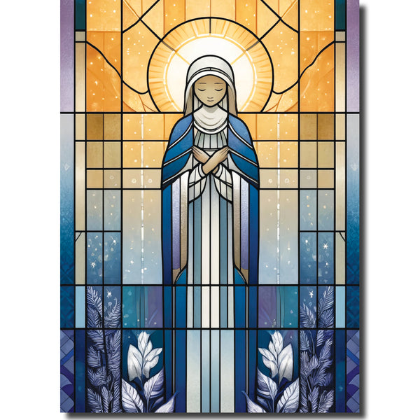 KK15e - Stained Glass Madonna