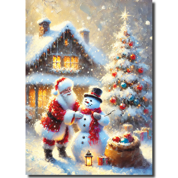 KK23e - Santa and Snowman