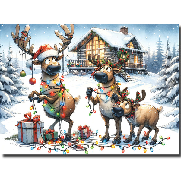 KK30b - Tangled up Reindeer