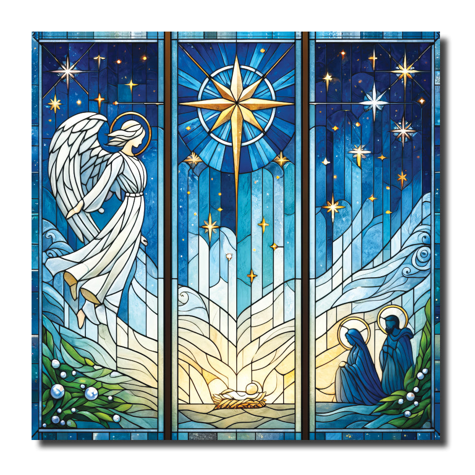 KK40c - Stained Glass Nativity