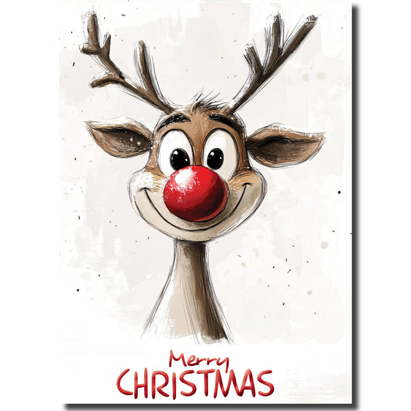 KK65e - Merry Christmas Reindeer