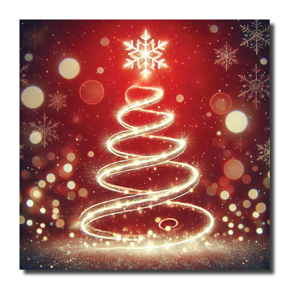 KK75c - Gold Spiral Tree