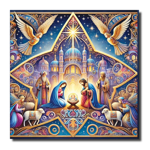 KL01c - Colourful Nativity