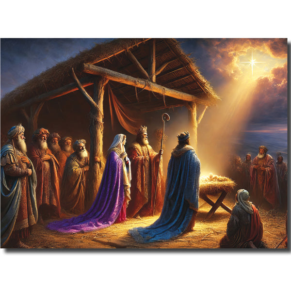 Kl03b - Golden Glow over the Manger