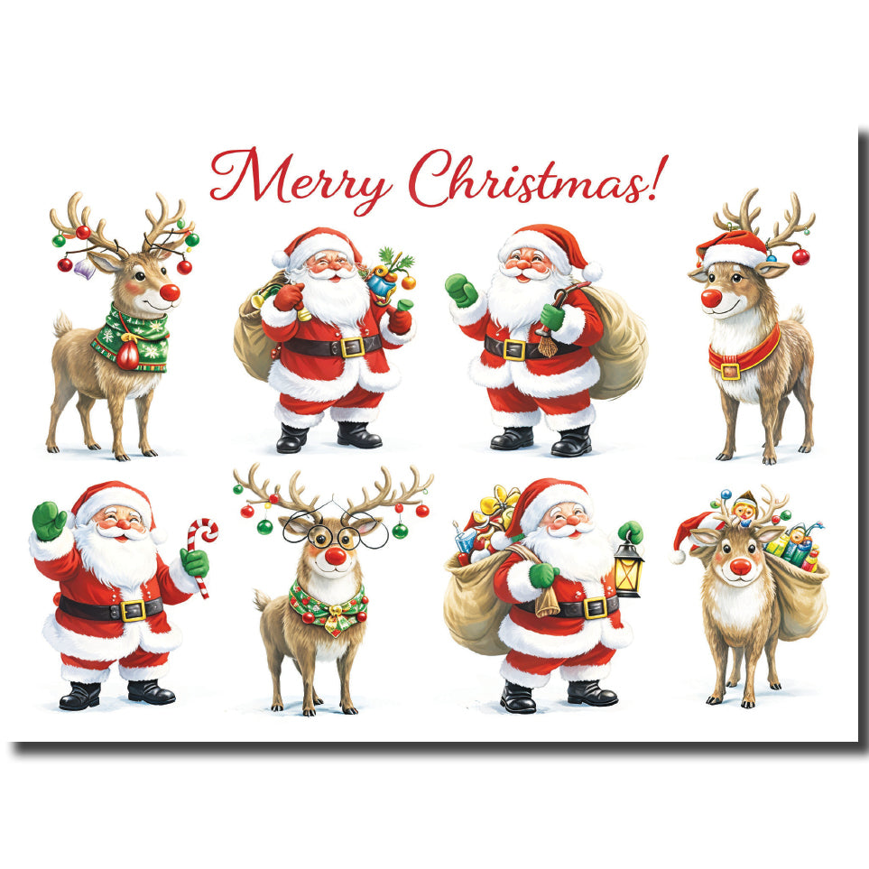 KL26b - Santa and Reindeer