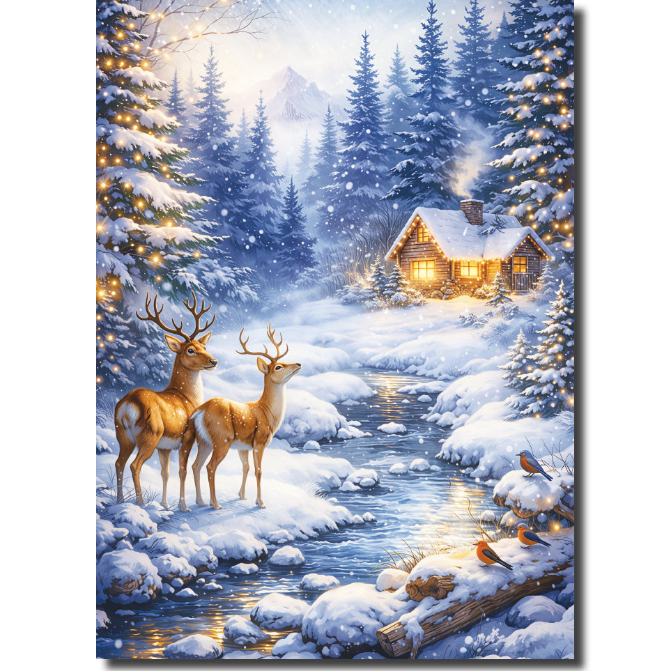 KL47e - Winter Deer