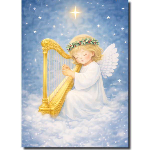 KL62e - Angel Playing the Harp