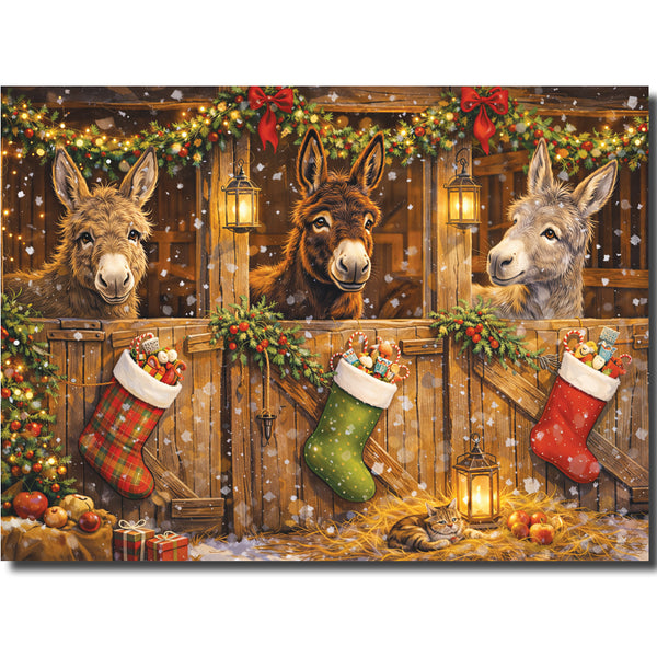 KL69b - Donkeys in the Stable